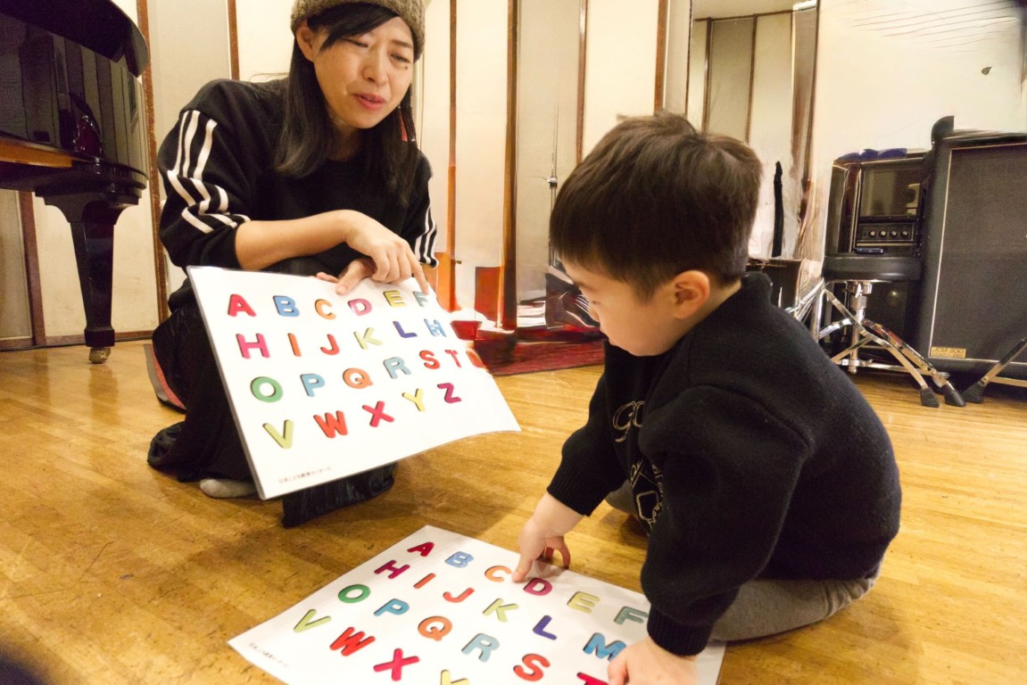 リトミックレッスンの様子